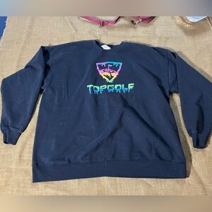 Black Top Golf Logo Sweatshirt
